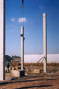 Montage des colonnes